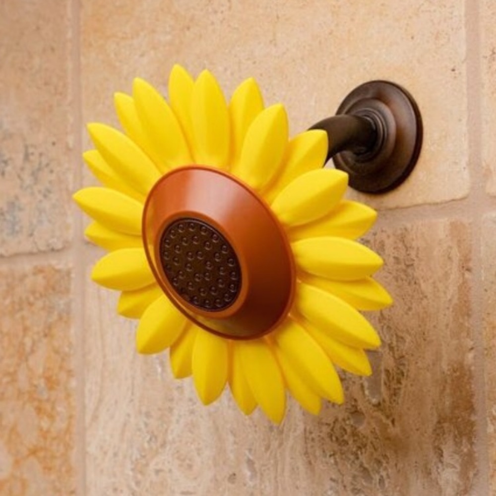 Liquid Rebel sunflower showerhead  shower head NEW